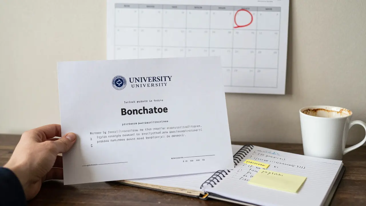 Диплом и тетрадь с кодом на фоне календаря с отмеченными неделями — символ упорства в дистанционном обучении.