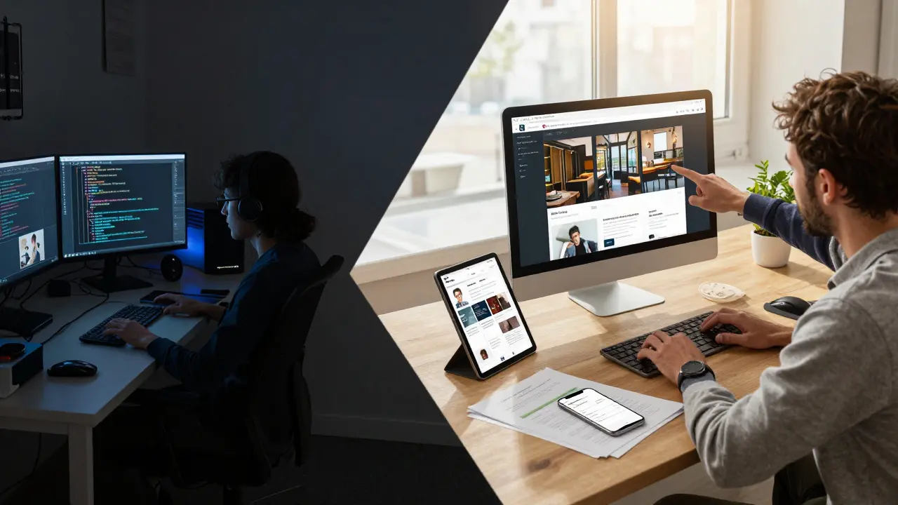 Два пути: один — пассивное видеообучение, другой — реальные проекты и менторство под светом.