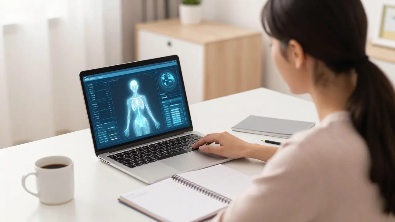 Студентка совмещает работу и учебу в дистанционном формате.