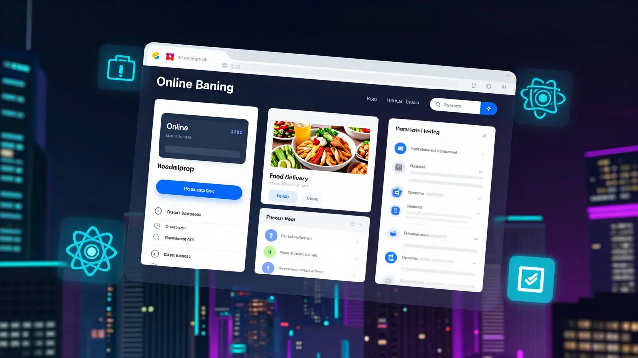 Веб-приложения на JavaScript в свете неонового города