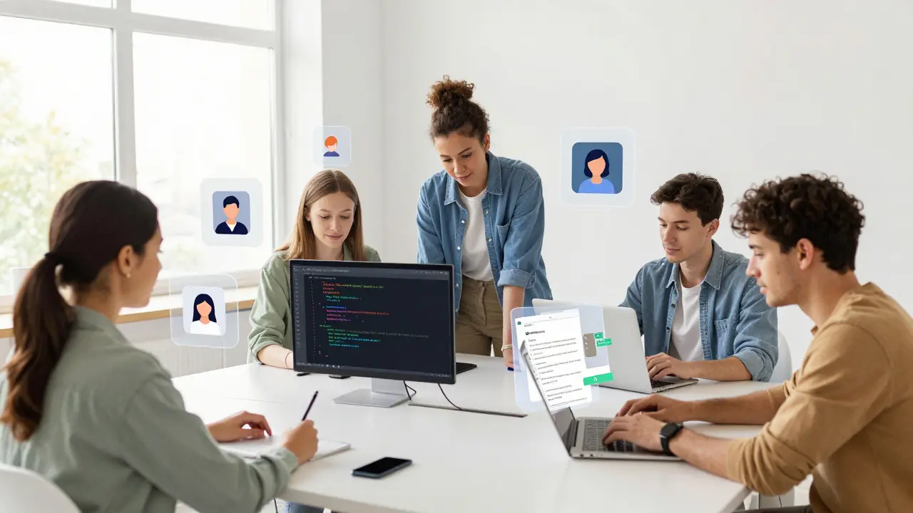 Люди используют ИИ-инструменты: ChatGPT, GitHub Copilot и Notion AI для написания кода и документации.